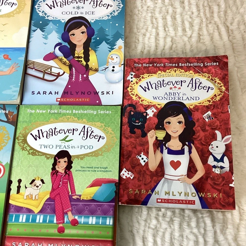 Whatever After Chapter Books Sarah Mlynowski Lot of 7 Princess Fairy Tale Series